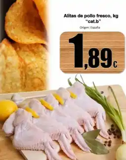 Super Alcoop Alitas de pollo fresco cat.b oferta