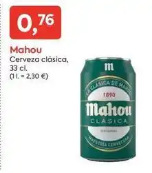 Suma Supermercados Mahou - cerveza clasica oferta