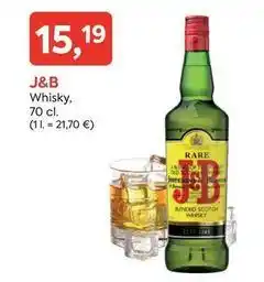 Suma Supermercados J&b - whisky oferta