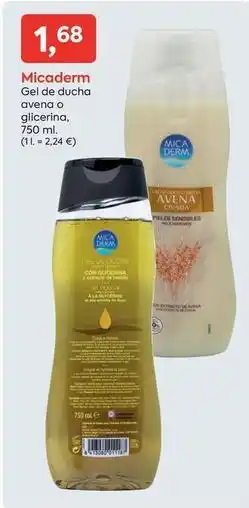 Suma Supermercados Micaderm - gel de ducha avena o glicerina oferta