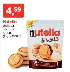 Suma Supermercados Nutella - galleta biscuits oferta