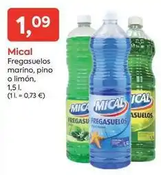 Suma Supermercados Mical - fregasuelos marino, pino o limón oferta