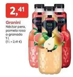 Suma Supermercados Granini - nectar pera, pomelo rosa o granada oferta