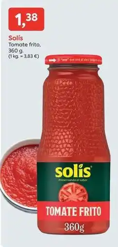 Suma Supermercados Solís - tomate frito oferta
