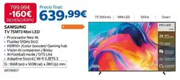 Costco Samsung - tv 75473wt3 mini led oferta