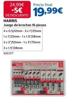 Costco Juego de brochas 16 piezas oferta