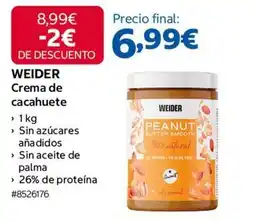 Costco Weider - crema de cacahuete oferta