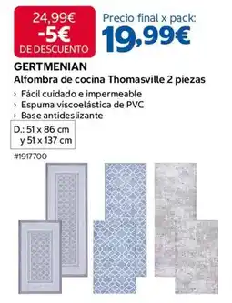 Costco Pvc - alfombra de cocina thomasville 2 piezas oferta