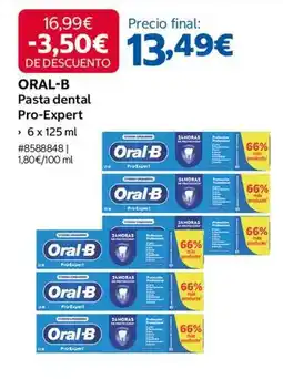 Costco Oral b - pasta dental pro-expert oferta