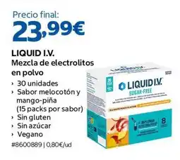 Costco Mezcla de electrolitos en polvo oferta