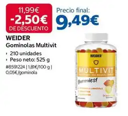 Costco Weider - gominolas multivit oferta