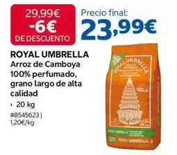 Costco Royal - umbrella arroz de camboya 100% perfumado, grano largo de alta calidad oferta