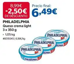 Costco Philadelphia - queso crema light oferta