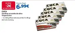Costco Cuca - sardinas en aceite de oliva virgen extra oferta