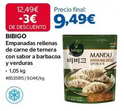 Costco Empanadas rellenas de carne de ternera con sabor a barbacoa y verduras oferta