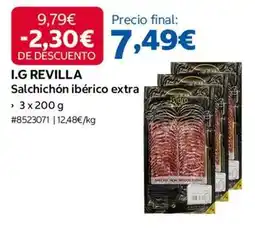 Costco Revilla - salchichon iberico extra oferta