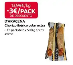Costco Marqués de arienzo - chorizo ibérico cular extra oferta