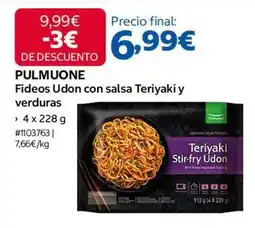 Costco Style - fideos udon con salsa teriyaki y verduras oferta