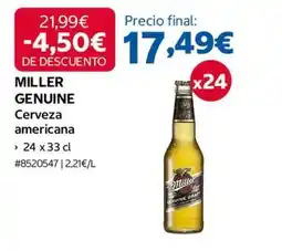 Costco Miller - cerveza americana oferta