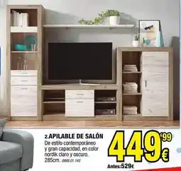 Rapimueble Nordik - apilable de salón oferta
