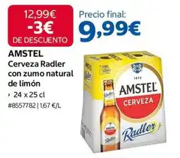Costco Amstel - cerveza radler con zumo natural de limon oferta