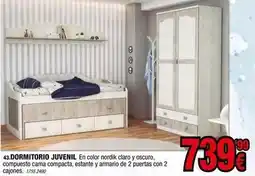 Rapimueble Nordik - dormitorio juvenil oferta
