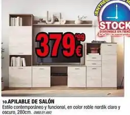 Rapimueble Nordik - apilable de salón oferta