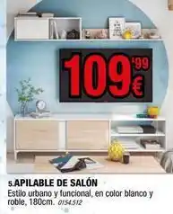 Rapimueble Blanco - apilable de salón oferta