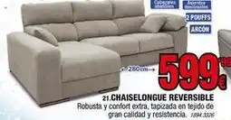 Rapimueble Confort - chaiselongue reversible oferta