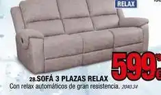 Rapimueble Relax - sofa 3 plazas oferta
