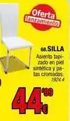 Rapimueble Asiento tapi- zado en piel sintética y pa-tas cromadas oferta