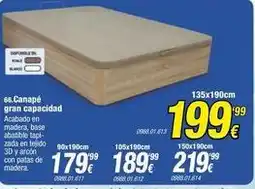 Rapimueble Blanco - canape gran capacidad oferta