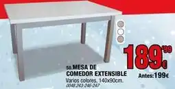 Rapimueble Mesa de comedor extensible oferta