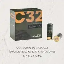 El Corte Inglés Cartuchos de caza c32 oferta