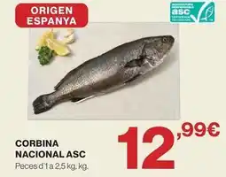 El Corte Inglés Origen - corbina nacional oferta