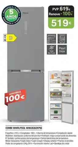 Milar Whirlpool - coni whx38275e oferta