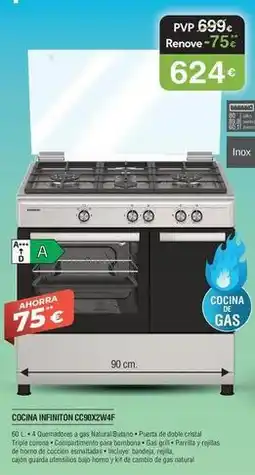 Milar Infiniton - cocina infinton dc690x24f oferta