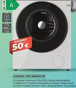 Milar Teka - lavadora wm208412w oferta