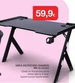 Milar Gaming - mesa escritorio gaming nk nk-633010 oferta