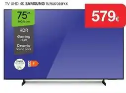 Milar Samsung - tv uhd 4k tu75u7025fxx oferta
