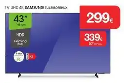 Milar Samsung - tv uhd 4k tu43u8075hux oferta