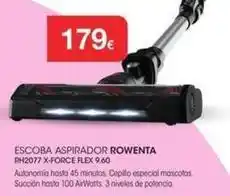 Milar Rowenta - escoba aspirador rh2077 x-force flex 9.60 oferta
