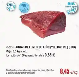 Abordo Puntas de lomos de atun oferta