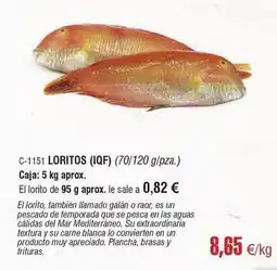 Abordo Loritos oferta
