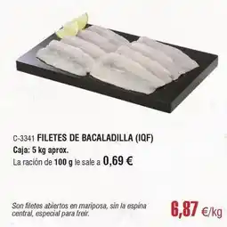 Abordo Espina - filetes de bacaladilla oferta