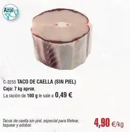 Abordo Taco de caella oferta