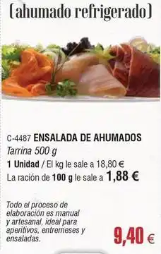 Abordo Ideal - ensalada de ahumados oferta