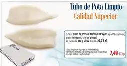 Abordo Perfecto - tubo de pota limpio calidad superior oferta