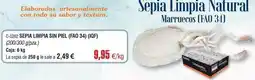 Abordo Eroski - sepia limpia sin piel oferta