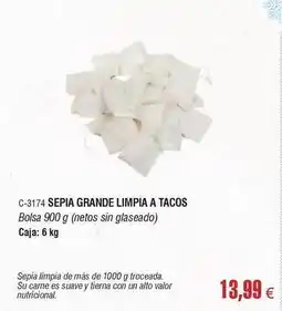 Abordo Valor - sepia grande limpia a tacos oferta